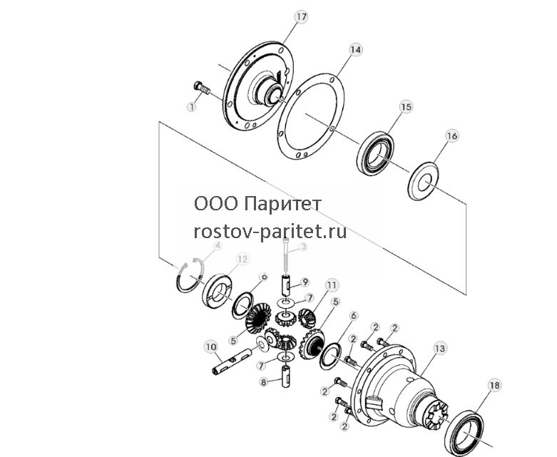 ГРУППА ДИФФЕРЕНЦИАЛА (YZ90500) ДЛЯ ВСЕХ МОДЕЛЕЙ - ST305157 289.jpg